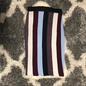 INC International Concepts striped pencil skirt